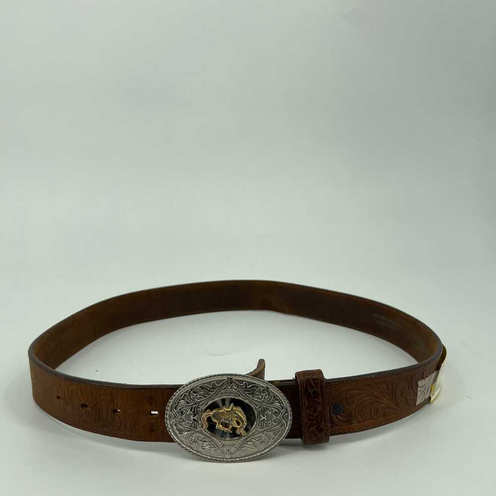 Silver Creek Brown Leather Belt | Men’s Regular 36, USA Made